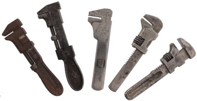 Assorted Makers: Lot Of Five Asst. Small Wrenches