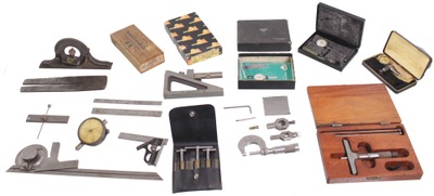 Assorted Makers: Lot Of Extra Clean Machinists' Tools
