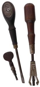 Assorted Makers: Lot Of Three Uncommon Screwdriver