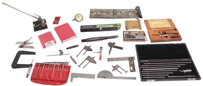 Assorted Makers: Lot Of Clean And Usa Machinists' Tools