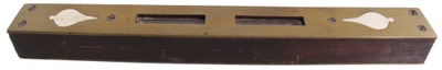 Unmarked: Rosewood & Brass 12" Bench Level