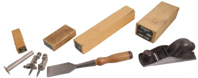 Stanley Rule & Level: Four Original Box Woodworking Tools