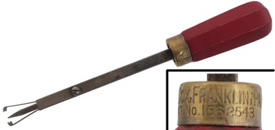 S.J. Cox, Franklin, Pennsylvania: Patent Screw Hldg. Screwdriver