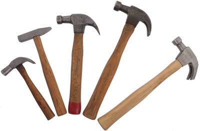 David Maydole Hammer Company, Norwich, New York: Lot Of Five Clean Maydole Hammers