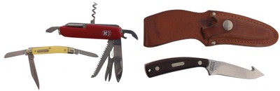 Assorted Makers: Lot Of Later Type Folding Knives