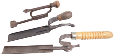 Assorted Makers: Three French Form Farrier's Butterises