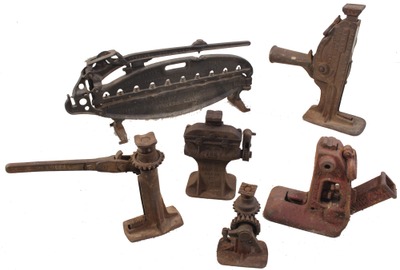 Assorted Makers: Coll. Of Five Heavy Duty Jacks
