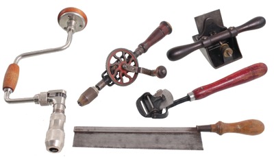 Assorted Makers: Lot Of Clean & Usabl Woodworking Tools