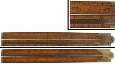 Stephens & Company, Riverton, Connecticut, No. 27: Two-Foot, Four Fold Folding Rule
