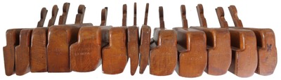 Ohio Tool Company, Columbus, Ohio: Pattern Mkrs. Set 11 Skew Round Molding Planes