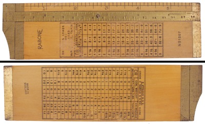 J. Rabone & Sons, Birmingham, England: Boxwood Body Rope & Cable Caliper