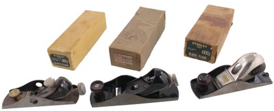 Assorted Makers: Three Original Box Metallic Plane