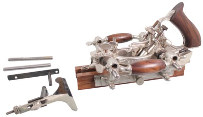 Stanley Rule & Level, No. 55: Unusual Re-Nickeled Combination Plane