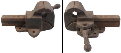 Stephens Pat. Vise. Company, New York: Massive 4 1/2" Jaw Lever Lock Vise