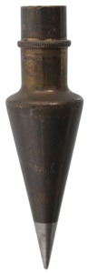Unmarked, No. 2: Rare 2 Ounce "Surveyor" Plumb Bob
