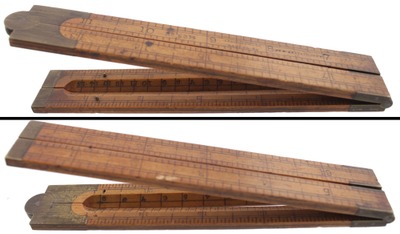 Stanley Rule & Level, No. 53 1/2: Extra Clean Early Architect's Folding Rule