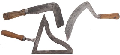 Unmarked: Three Hand Forged Edge Tools