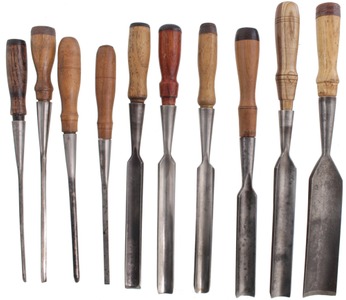 Assorted Makers: Wkg. Set Of Clean Socket Gouges
