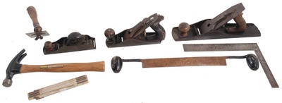 Assorted Makers: Lot Of Sound & Usabl Woodworking Tools