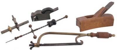 Assorted Makers: Lot Of Early Type Woodworking Tools