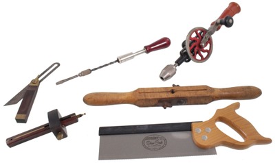 Assorted Makers: Lot Of Clean & Usabl Woodworking Tools