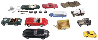 Assorted Makers: Lot Of High Detail Toy Cars And Trucks