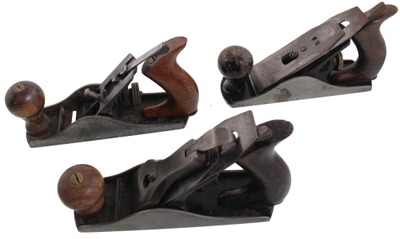 Stanley Rule & Level: Three Incomplete "No. 2" Size Plane