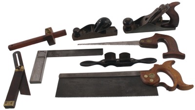 Assorted Makers: Lot Of Clean & Usabl Woodworking Tools