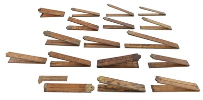 Stanley Rule & Level: Lot Of Assorted Folding Rules