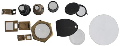 Assorted Makers: Coll. Of Nine Asst. Magnifying Glasses