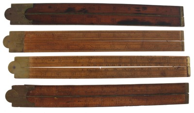 Stanley Rule & Level: Four Two-Foot, 2 Fld Folding Rules