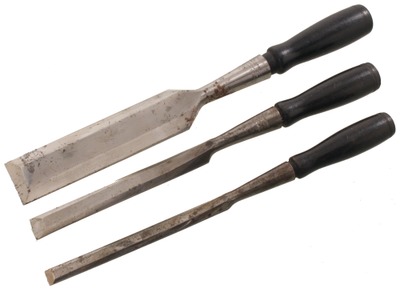 Winchester Repeating Arms Company, New Haven, Connecticut: Three Extra Clean Bevel Edge Chisels