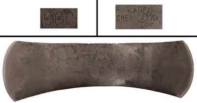 Warren Axe & Tool Company, Warren, Pennsylvania: Extra Clean "Sager Chemical Axe"