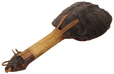 Unmarked: Native American Turtle Shell Rattle