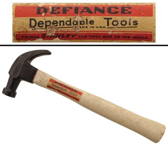 Stanley Rule & Level, No. 211 1/2: Extra Clean "Defiance" Claw Hamm