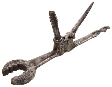 Unmarked: Early Forged Iron Combination Tool