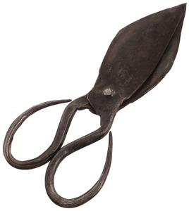Unmarked: Massive Pair Of Hand Forged Shears