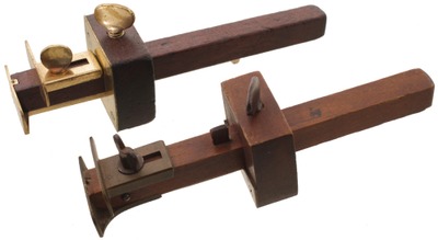 G.H. Thompson, Somerville, Massachusetts: Study Pair Of Patent Marking Gauges