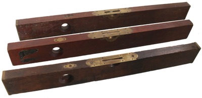 L.L. Davis, Springfield, Massachusetts: Three Clean Mahogany Spirit Level