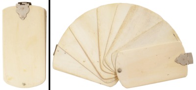 Unmarked: Early Ivory Page Personal Note Pad