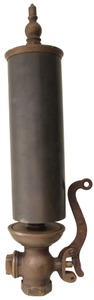 Buckeye Brass Works, Dayton,  Ohio: Horizontal Valve 3" Bell Steam Whistl