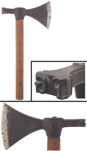 Unmarked: 19th C. Log Marking Hatchet