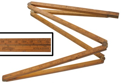 John Rabone & Sons,  Birmingham, England: Extra Clean Six Section Wantage Rod