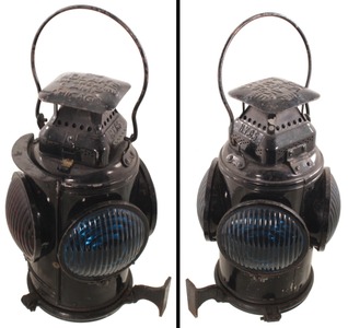 Adams & Westlake Manufacturing Company, Elkhart, Indiana: Extra Clean Four Color R.R. Lantern