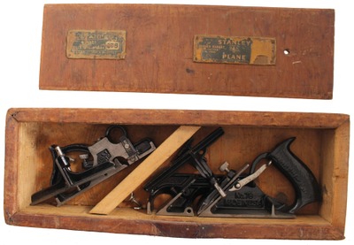 Stanley Rule & Level: Carpenter's Set Of Two Rabbet Planes