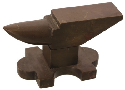 Unmarked: Solid Brass Miniatureanvil