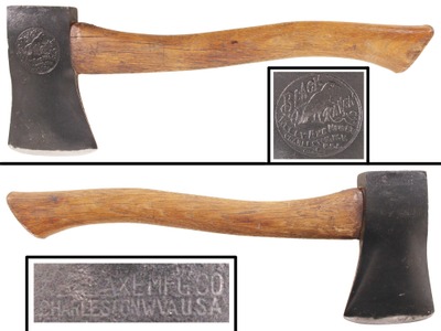 Kelly Axe & Tool Works, Charleston, West Virginia: "Black Raven" Camp Hatchet