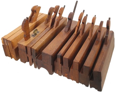 Assorted Makers: Working Set Of Clean Molding Planes