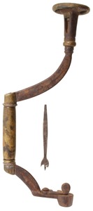 Unmarked: Early Brass & Iron Bit Brace