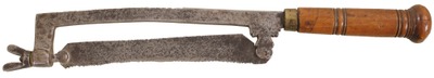 Unmarked: Early Hand Forged Armourer's Saw